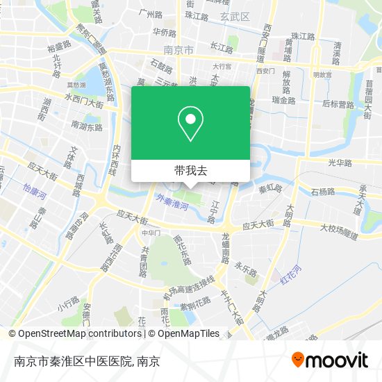 南京市秦淮区中医医院地图