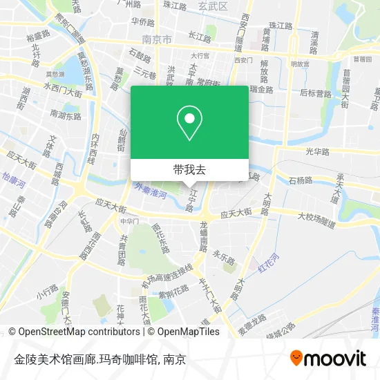 金陵美术馆画廊.玛奇咖啡馆地图