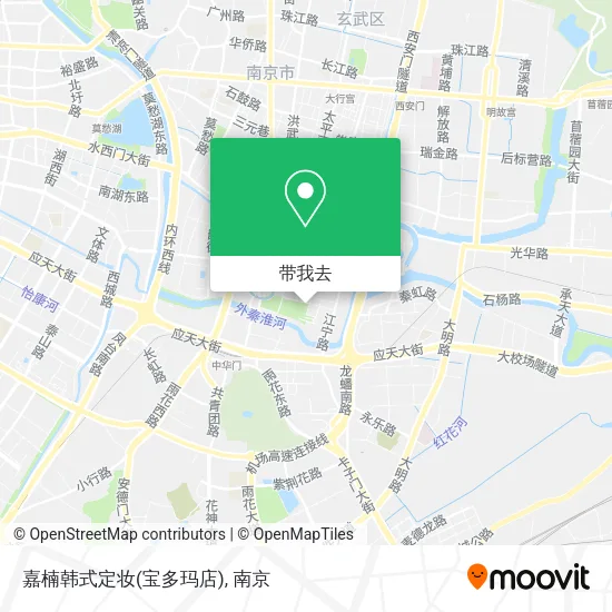 嘉楠韩式定妆(宝多玛店)地图