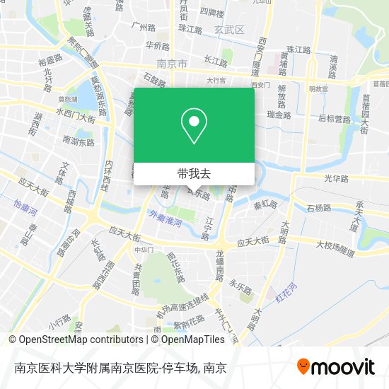 南京医科大学附属南京医院-停车场地图