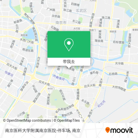 南京医科大学附属南京医院-停车场地图