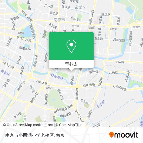 南京市小西湖小学老校区地图