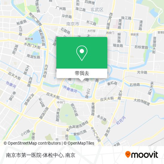 南京市第一医院-体检中心地图