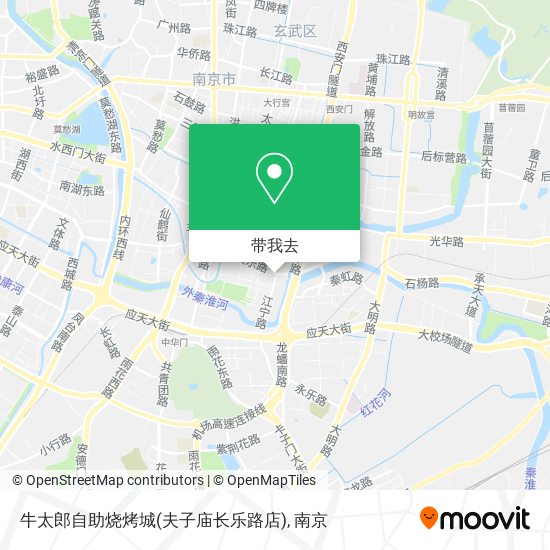牛太郎自助烧烤城(夫子庙长乐路店)地图