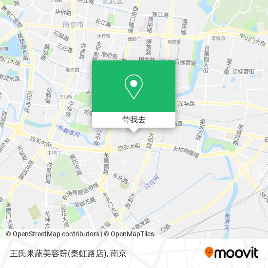 王氏果蔬美容院(秦虹路店)地图