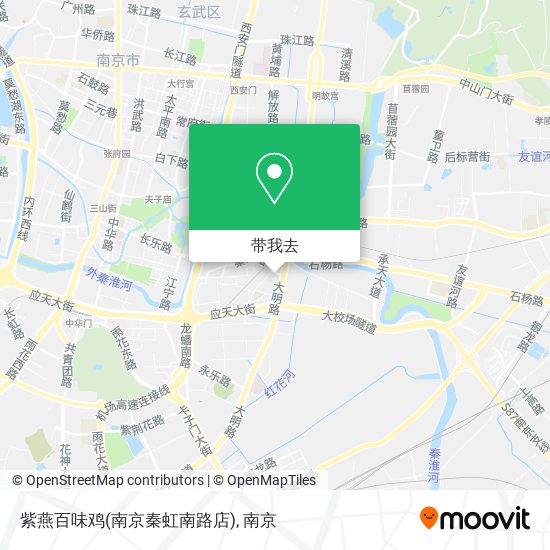 紫燕百味鸡(南京秦虹南路店)地图