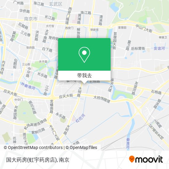 国大药房(虹宇药房店)地图