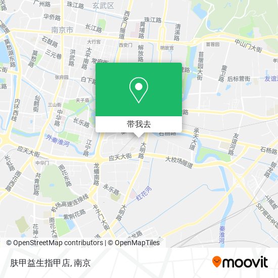 肤甲益生指甲店地图