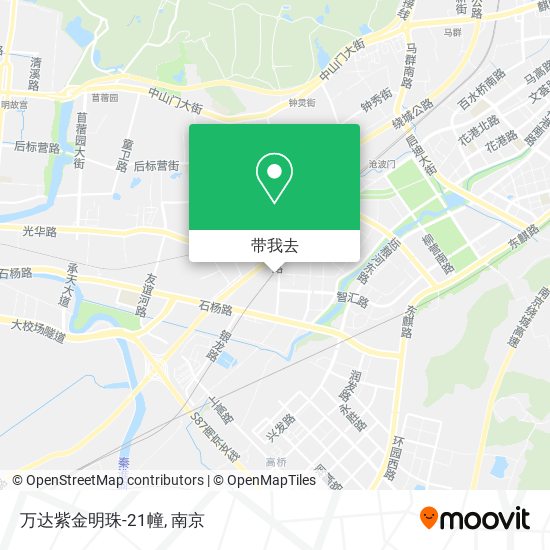 万达紫金明珠-21幢地图