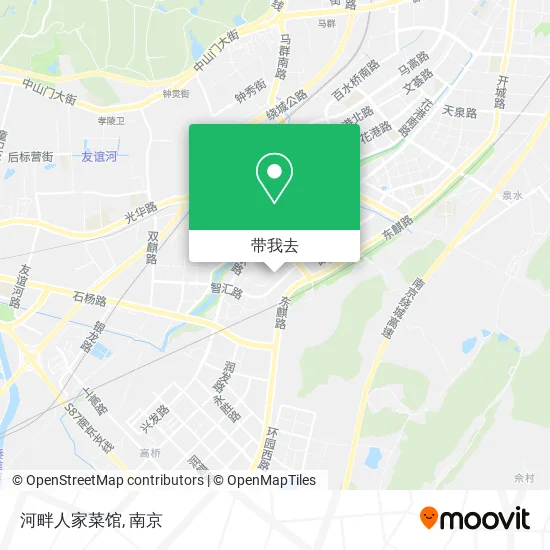 河畔人家菜馆地图