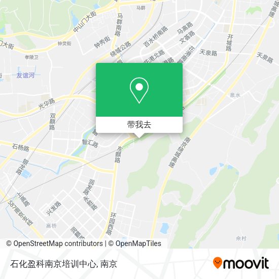 石化盈科南京培训中心地图