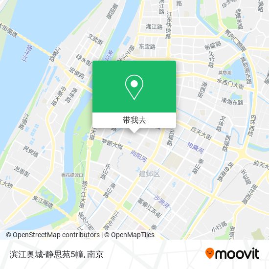 滨江奥城-静思苑5幢地图