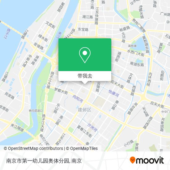 南京市第一幼儿园奥体分园地图