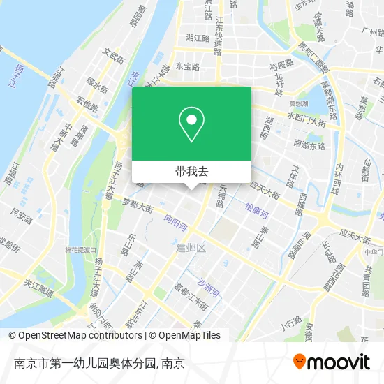 南京市第一幼儿园奥体分园地图