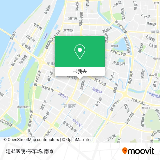 建邺医院-停车场地图