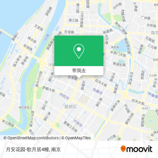 月安花园-歌月居4幢地图