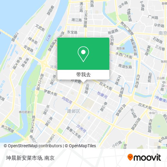 坤晨新安菜市场地图