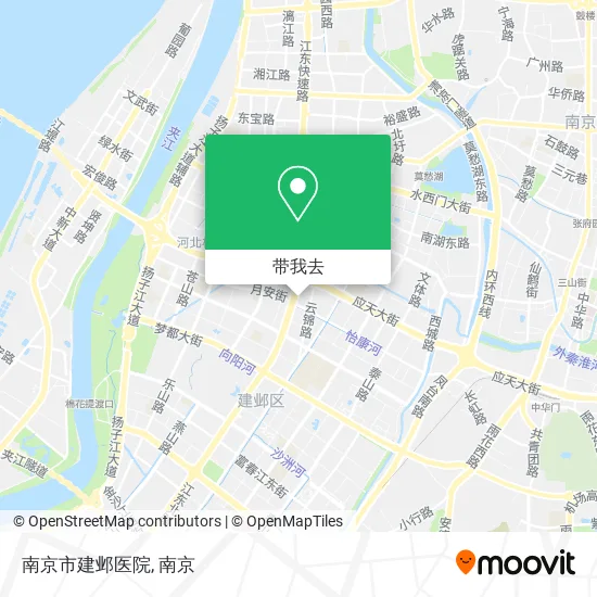 南京市建邺医院地图