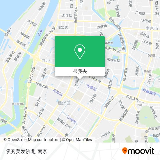 俊秀美发沙龙地图