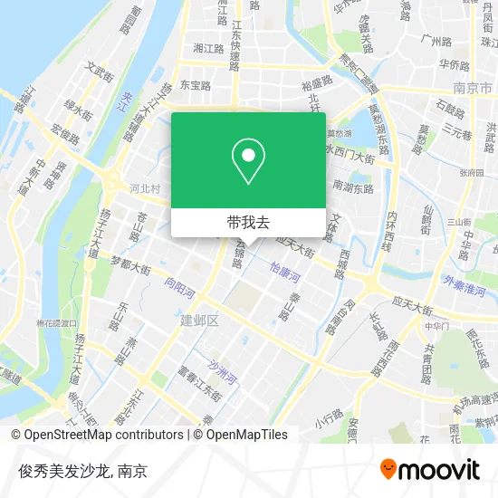 俊秀美发沙龙地图
