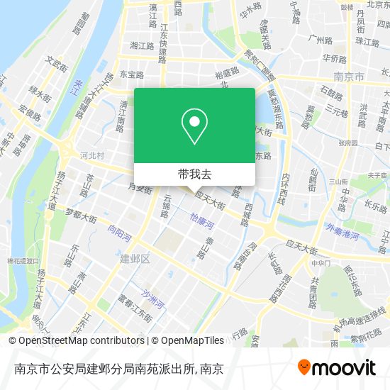 南京市公安局建邺分局南苑派出所地图