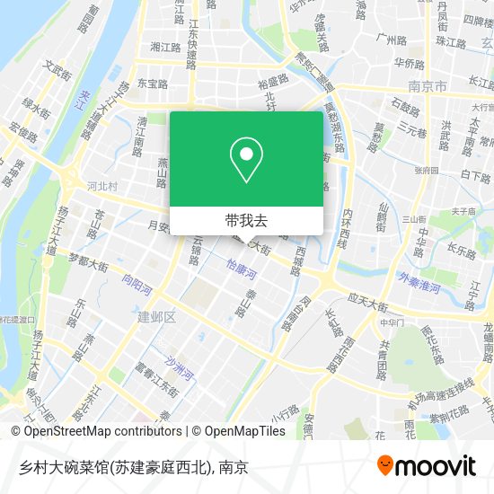 乡村大碗菜馆(苏建豪庭西北)地图