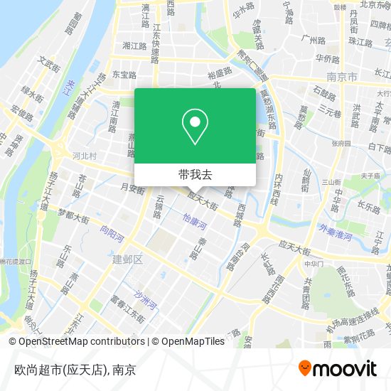 欧尚超市(应天店)地图