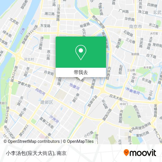 小李汤包(应天大街店)地图