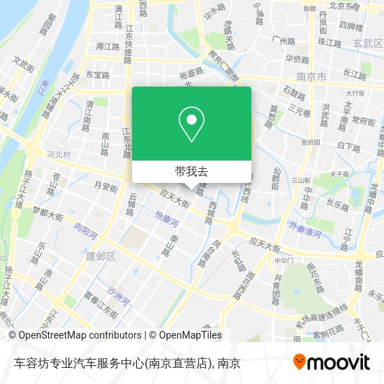 车容坊专业汽车服务中心(南京直营店)地图