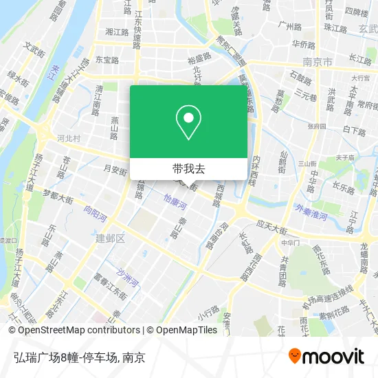 弘瑞广场8幢-停车场地图