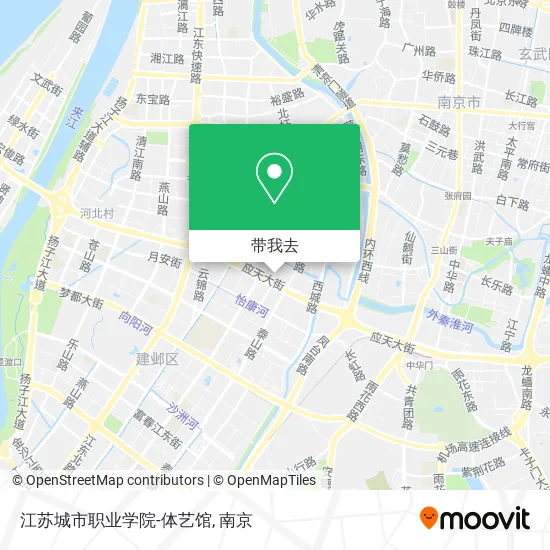 江苏城市职业学院-体艺馆地图