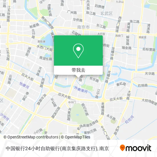 中国银行24小时自助银行(南京集庆路支行)地图
