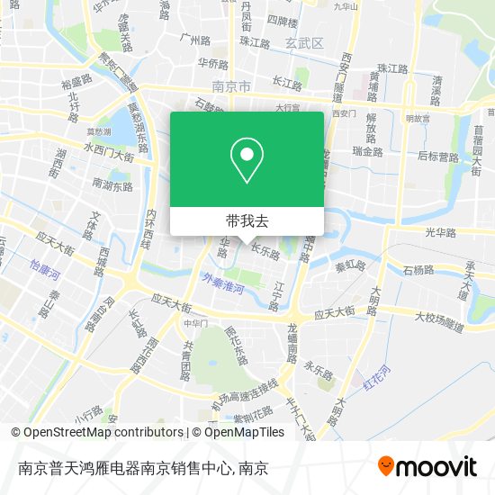 南京普天鸿雁电器南京销售中心地图