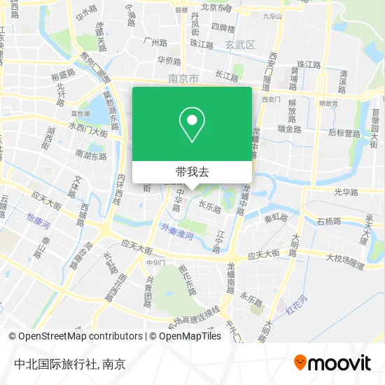 中北国际旅行社地图
