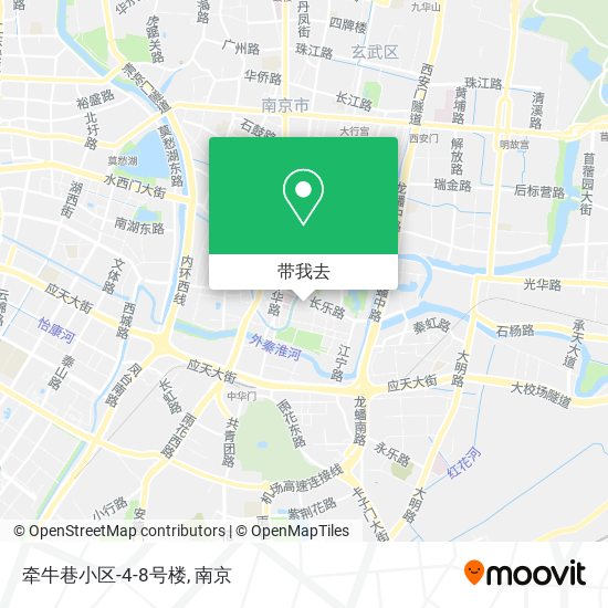 牵牛巷小区-4-8号楼地图