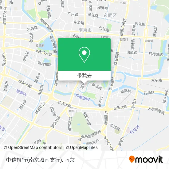 中信银行(南京城南支行)地图