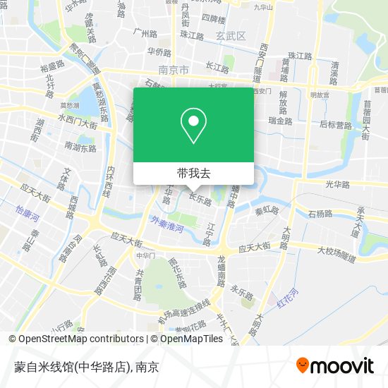 蒙自米线馆(中华路店)地图