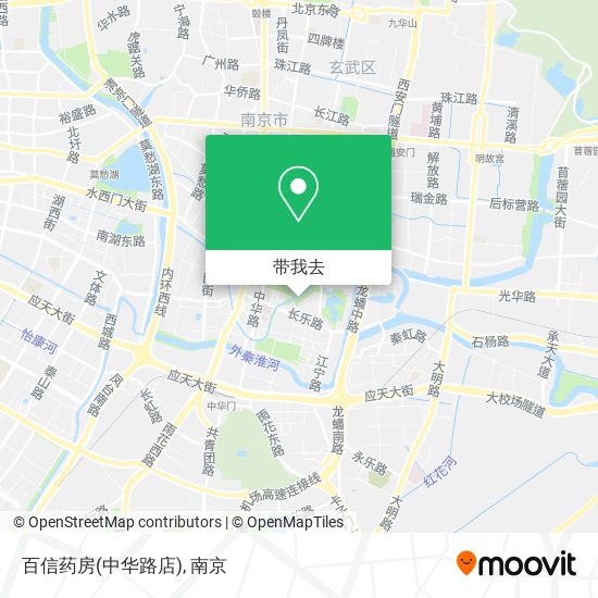 百信药房(中华路店)地图