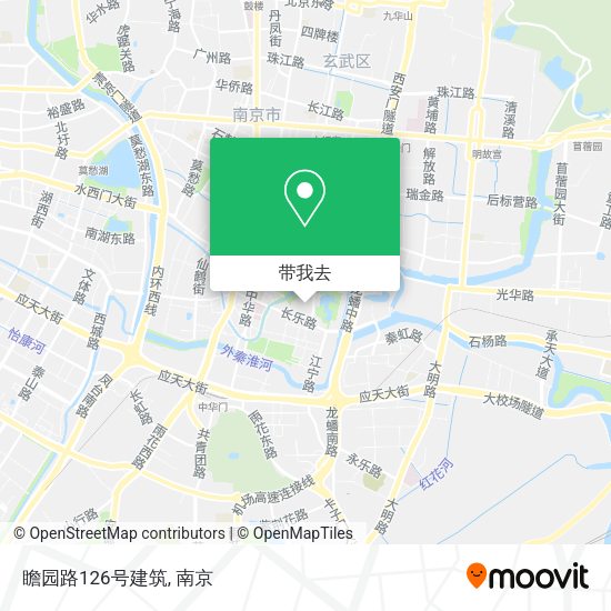瞻园路126号建筑地图
