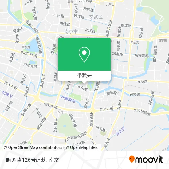 瞻园路126号建筑地图