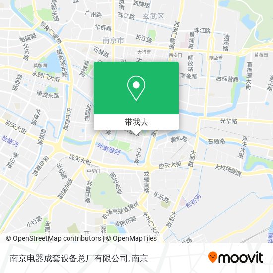 南京电器成套设备总厂有限公司地图