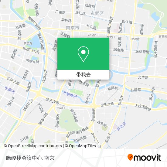瞻缨楼会议中心地图