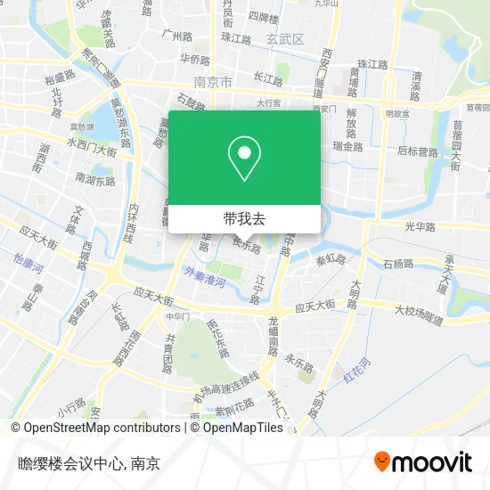 瞻缨楼会议中心地图