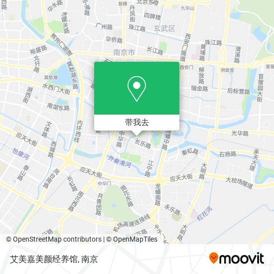 艾美嘉美颜经养馆地图