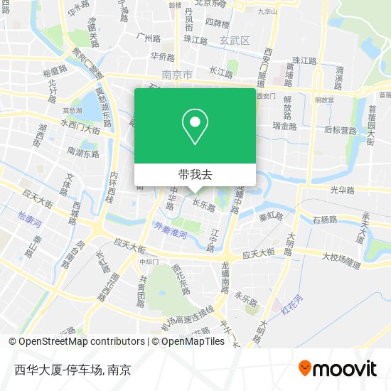 西华大厦-停车场地图