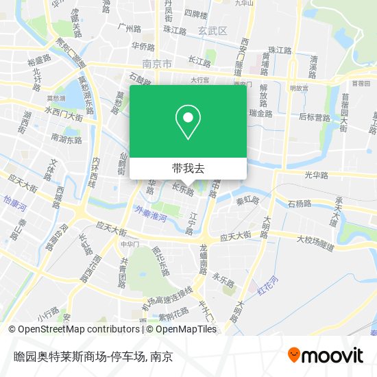 瞻园奥特莱斯商场-停车场地图