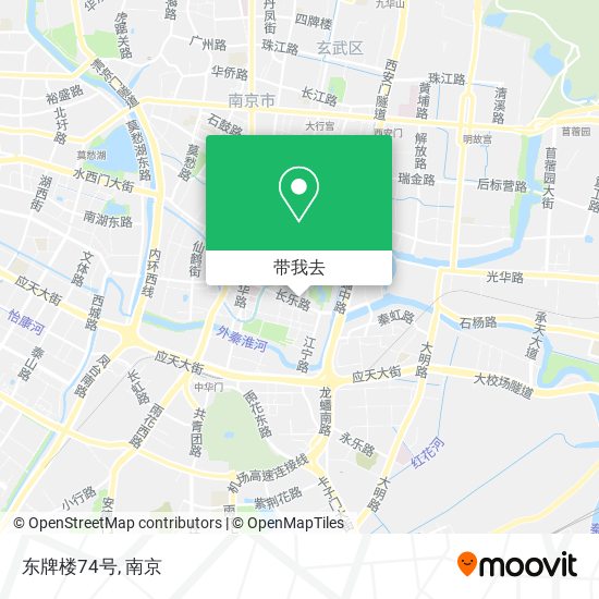 东牌楼74号地图