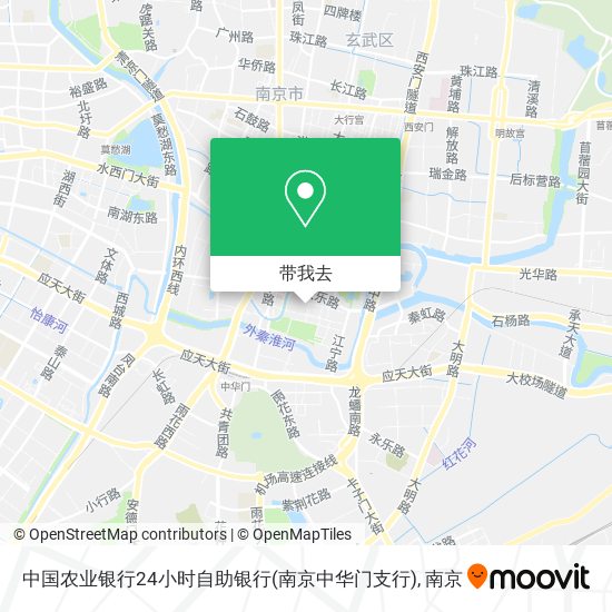 中国农业银行24小时自助银行(南京中华门支行)地图