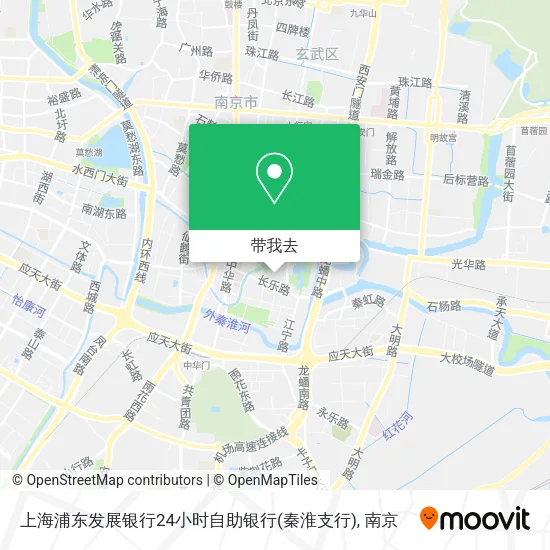 上海浦东发展银行24小时自助银行(秦淮支行)地图
