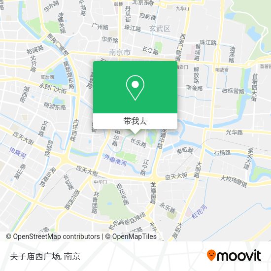 夫子庙西广场地图